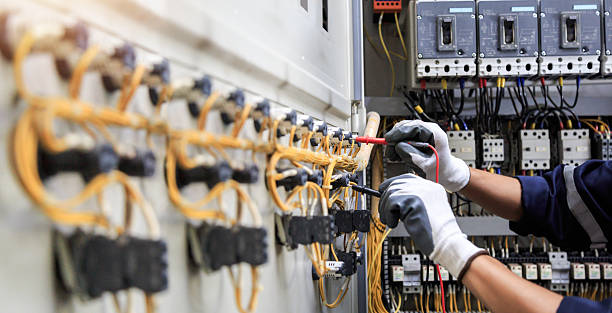 Professional Electrician technician working in Westwood, KS